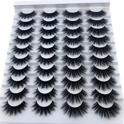 Fake Eyelashes Length 8-25mm with NEW 2-20 pairs  100% Mink Eyelashes / Extension False Eyelashes