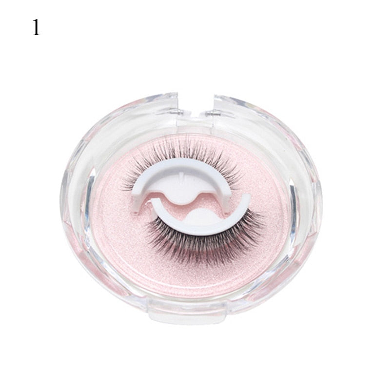 beautiful eyelashes reusable self-adhesive eyelashes