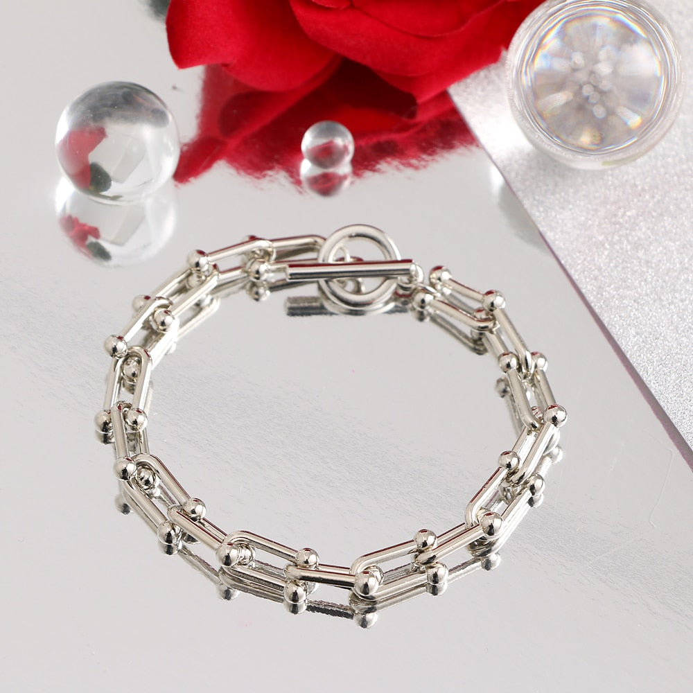 Silver bracelet for women