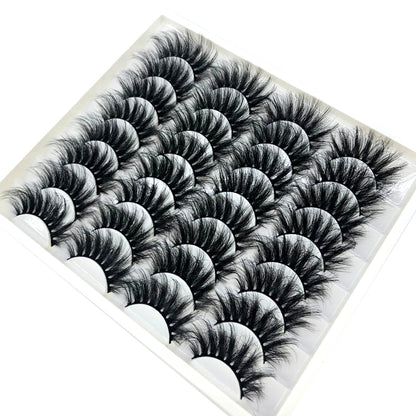 Fake Eyelashes Length 8-25mm with NEW 2-20 pairs  100% Mink Eyelashes / Extension False Eyelashes