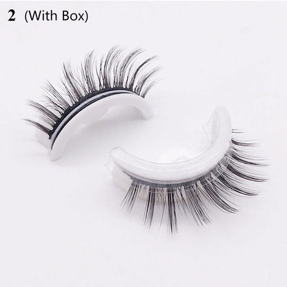 beautiful eyelashes reusable self-adhesive eyelashes