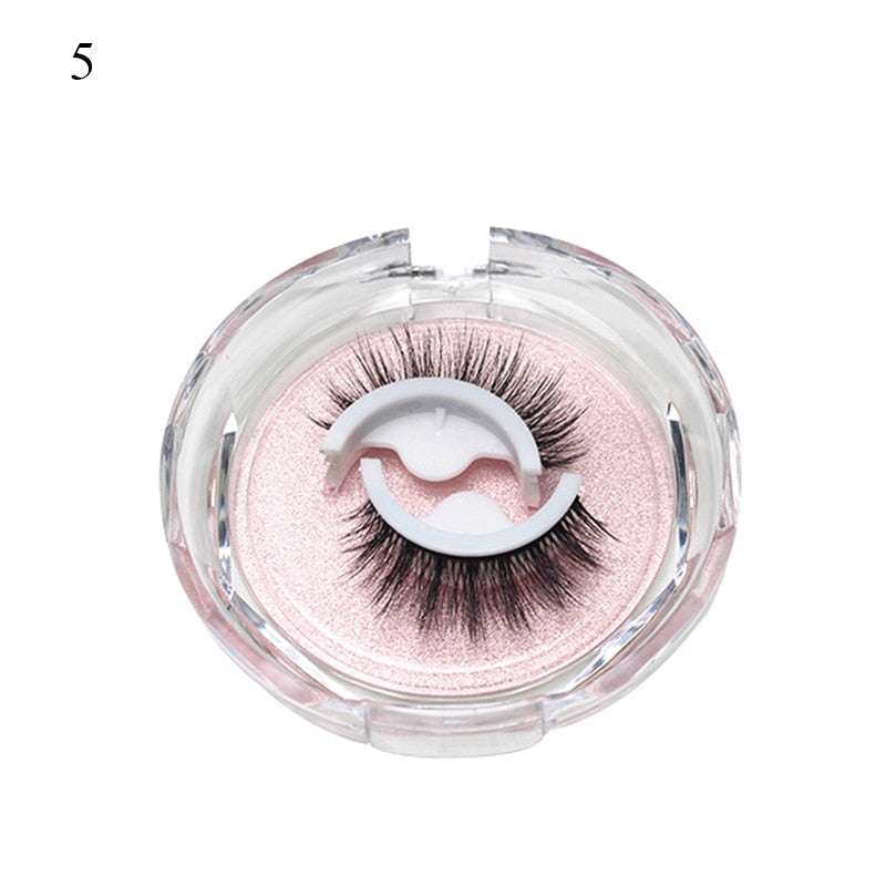 beautiful eyelashes reusable self-adhesive eyelashes