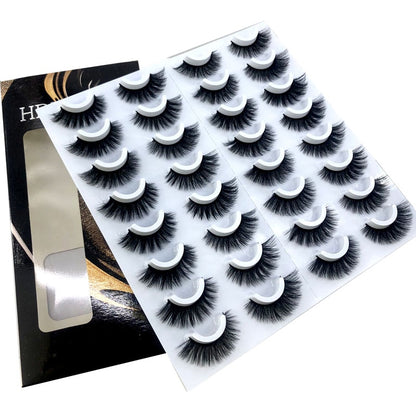 Fake Eyelashes Length 8-25mm with NEW 2-20 pairs  100% Mink Eyelashes / Extension False Eyelashes