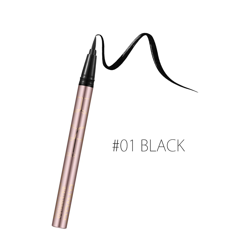 O.TWO.O Black Liquid Eyeliner Eye Make Up Super Waterproof Long Lasting Eye Liner Easy to Wear Eyes Makeup Cosmetics Tools