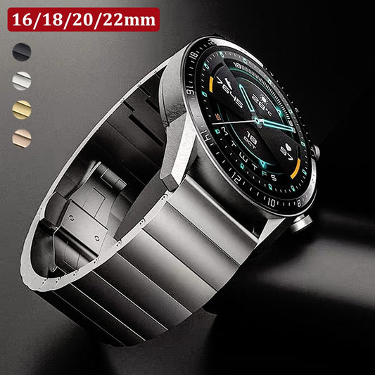 Luxury Stainless Steel Band for Samsung Galaxy Watch 5pro 40/44mm Watch 4 42/46mm for Huawei GT2 3 pro Strap for Seiko Bracelet