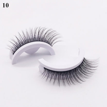 beautiful eyelashes reusable self-adhesive eyelashes