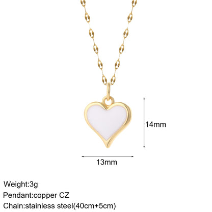 Heart Evil Blue Eye Sun Necklaces for Women