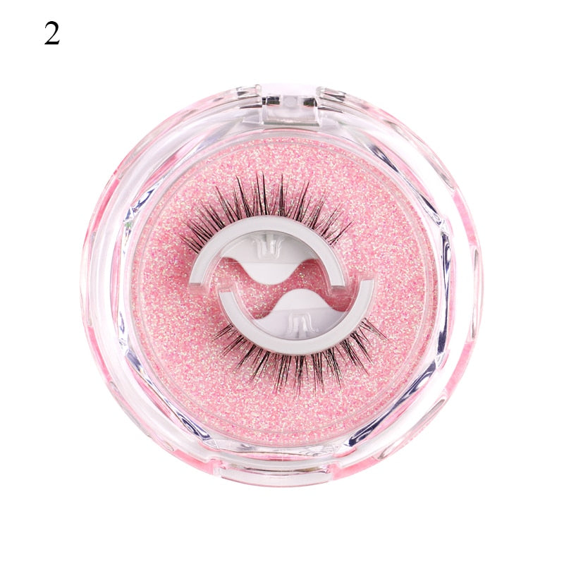 beautiful eyelashes reusable self-adhesive eyelashes