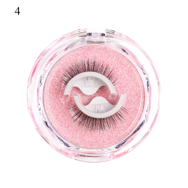 beautiful eyelashes reusable self-adhesive eyelashes