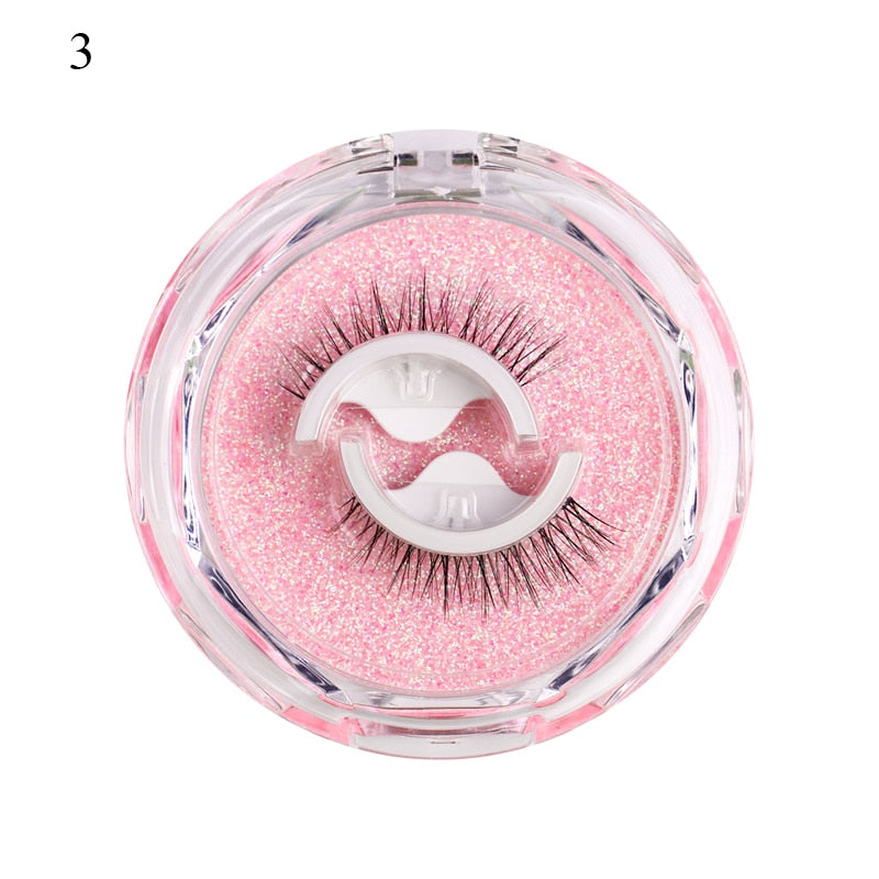 beautiful eyelashes reusable self-adhesive eyelashes