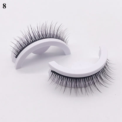 beautiful eyelashes reusable self-adhesive eyelashes