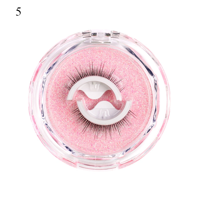 beautiful eyelashes reusable self-adhesive eyelashes